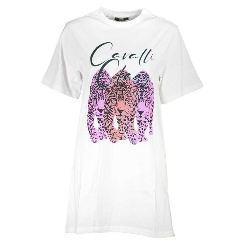 CAVALLI CLASS WOMEN'S SHORT DRESS WHITE