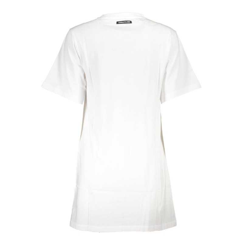 CAVALLI CLASS WOMEN'S SHORT DRESS WHITE