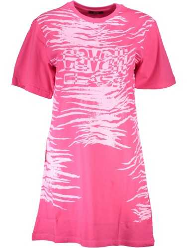 CAVALLI CLASS PINK WOMEN'S SHORT DRESS