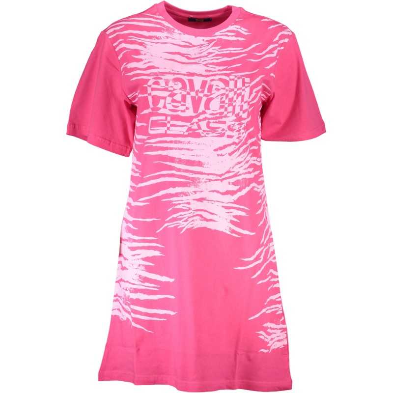 CAVALLI CLASS PINK WOMEN'S SHORT DRESS