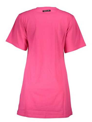 CAVALLI CLASS T-SHIRT MANICHE CORTE DONNA ROSA