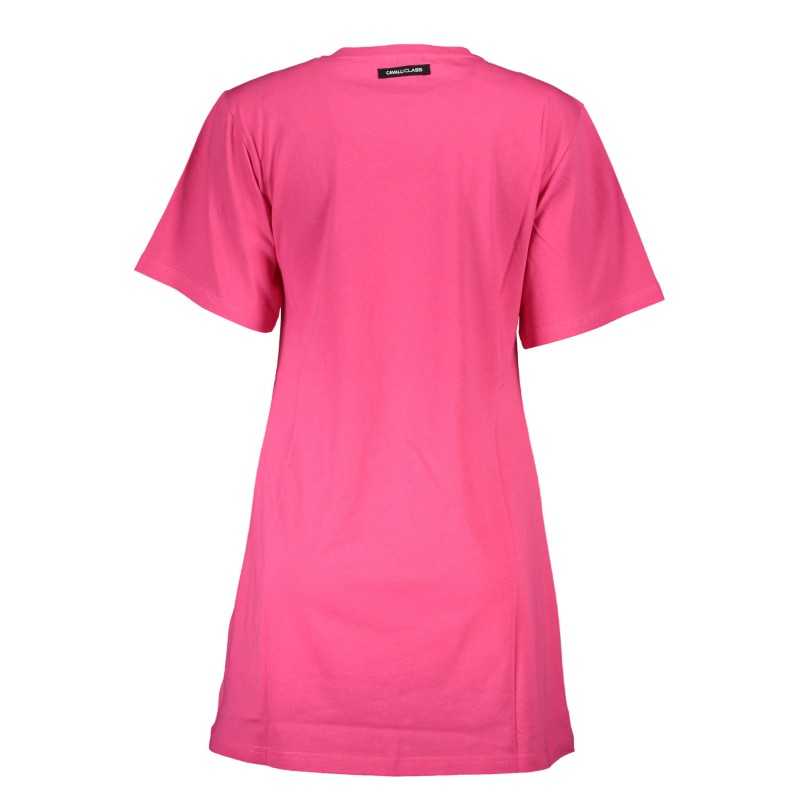 CAVALLI CLASS T-SHIRT MANICHE CORTE DONNA ROSA