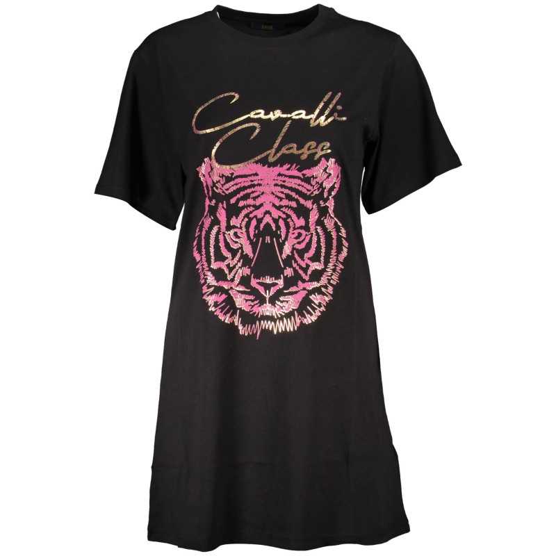 CAVALLI CLASS T-SHIRT SHORT SLEEVE WOMAN BLACK