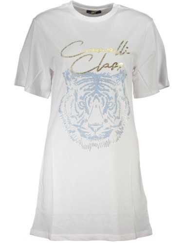 CAVALLI CLASS T-SHIRT MANICHE CORTE DONNA BIANCO