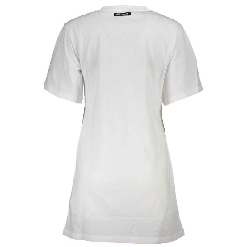 CAVALLI CLASS T-SHIRT MANICHE CORTE DONNA BIANCO