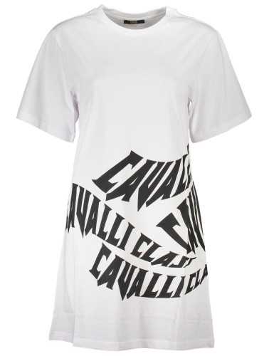 CAVALLI CLASS WOMEN'S SHORT DRESS WHITE