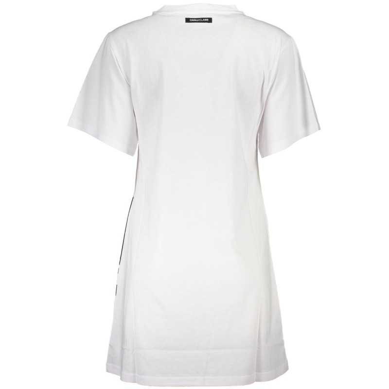 CAVALLI CLASS WOMEN'S SHORT DRESS WHITE