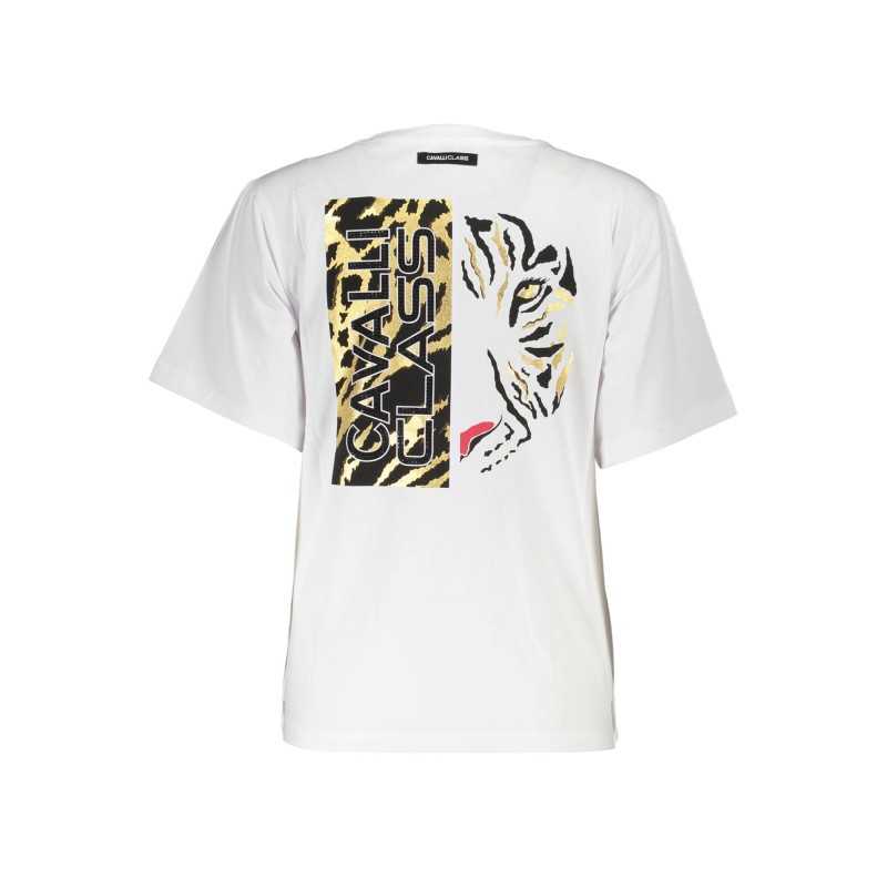 CAVALLI CLASS T-SHIRT SHORT SLEEVE WOMAN WHITE