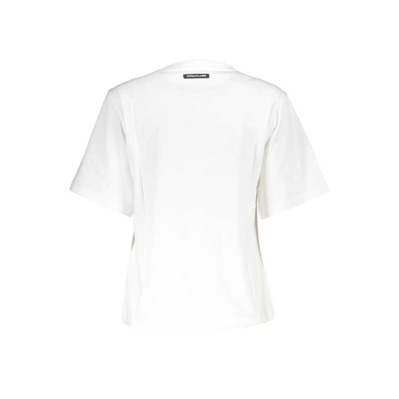 CAVALLI CLASS T-SHIRT SHORT SLEEVE WOMAN WHITE