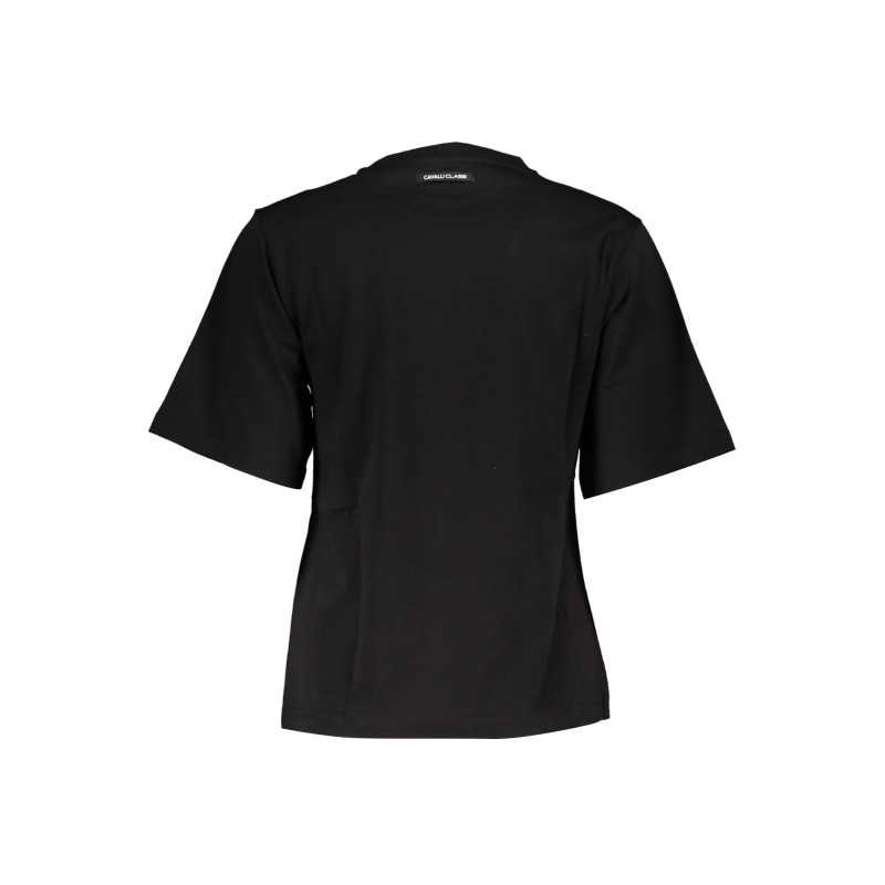 CAVALLI CLASS T-SHIRT SHORT SLEEVE WOMAN BLACK