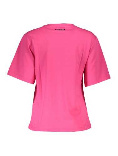 CAVALLI CLASS T-SHIRT MANICHE CORTE DONNA ROSA