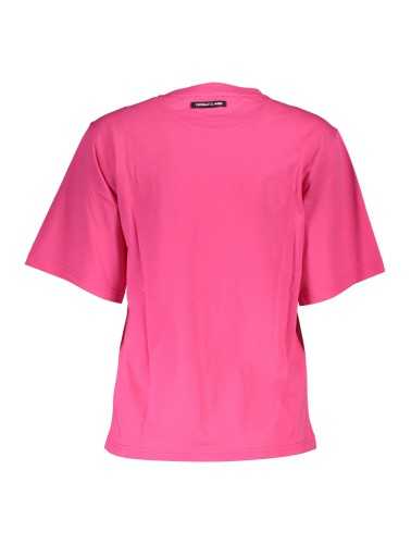 CAVALLI CLASS T-SHIRT MANICHE CORTE DONNA ROSA