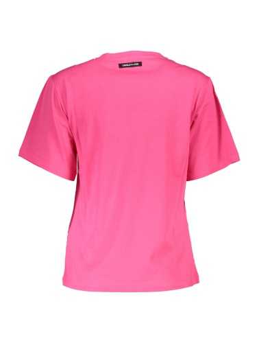 CAVALLI CLASS T-SHIRT MANICHE CORTE DONNA ROSA