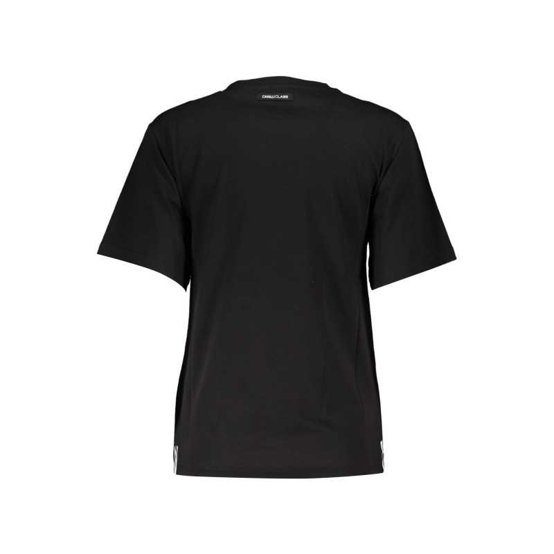 CAVALLI CLASS T-SHIRT MANICHE CORTE DONNA NERO