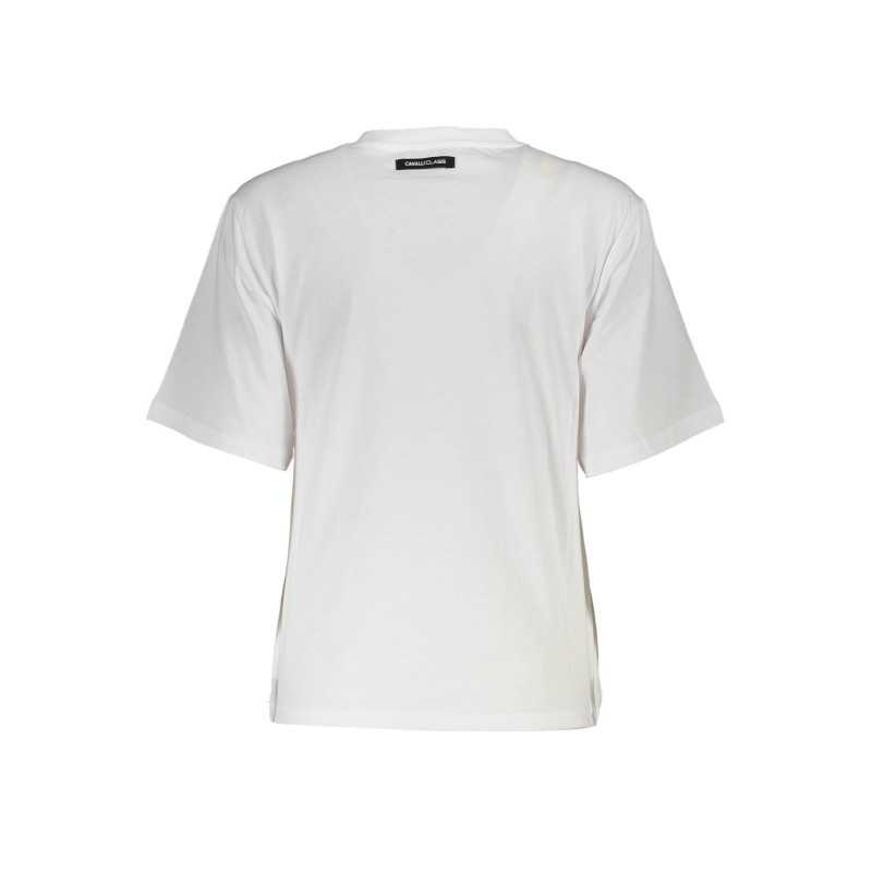 CAVALLI CLASS T-SHIRT MANICHE CORTE DONNA BIANCO