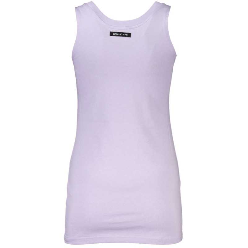 CAVALLI CLASS PURPLE WOMEN'S TANK TOP