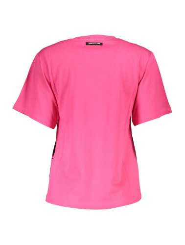 CAVALLI CLASS T-SHIRT MANICHE CORTE DONNA ROSA