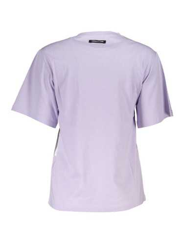 CAVALLI CLASS PURPLE WOMAN SHORT SLEEVE T-SHIRT