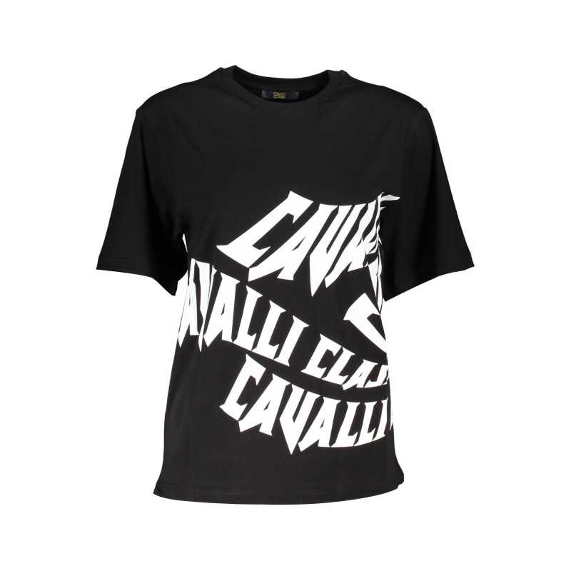 CAVALLI CLASS T-SHIRT SHORT SLEEVE WOMAN BLACK