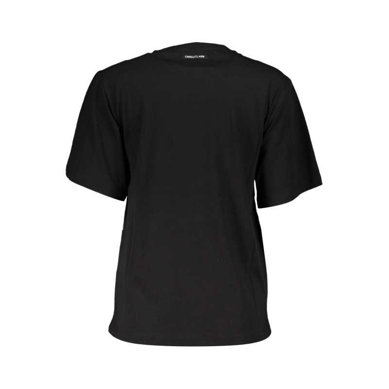 CAVALLI CLASS T-SHIRT SHORT SLEEVE WOMAN BLACK