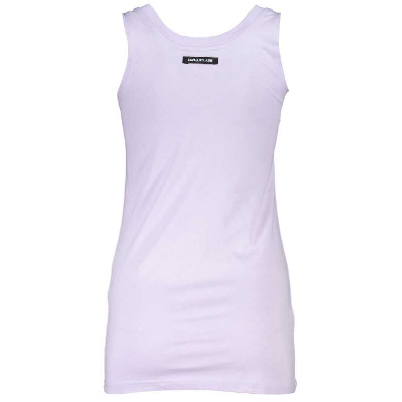 CAVALLI CLASS PURPLE WOMEN'S TANK TOP