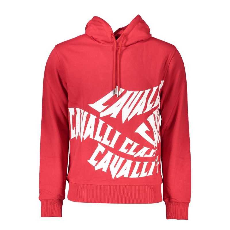 CAVALLI CLASS SWEATSHIRT WITHOUT ZIP MAN RED