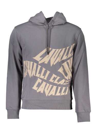 CAVALLI CLASS FELPA SENZA ZIP UOMO GRIGIO