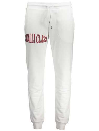 CAVALLI CLASS WHITE MEN'S TROUSERS