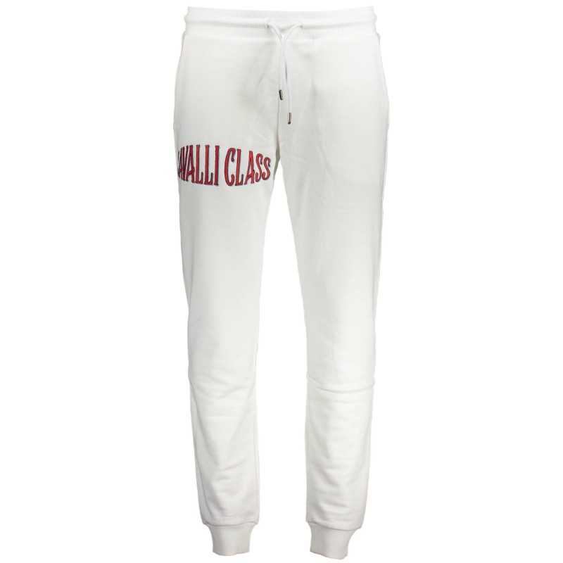 CAVALLI CLASS WHITE MEN'S TROUSERS