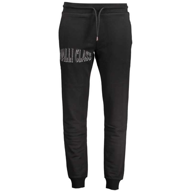 CAVALLI CLASS BLACK MEN'S TROUSERS