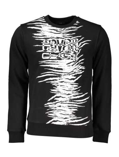 CAVALLI CLASS SWEATSHIRT WITHOUT ZIP BLACK MAN