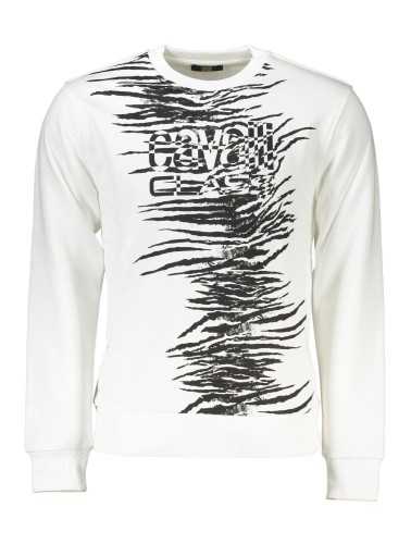 CAVALLI CLASS SWEATSHIRT WITHOUT ZIP MAN WHITE