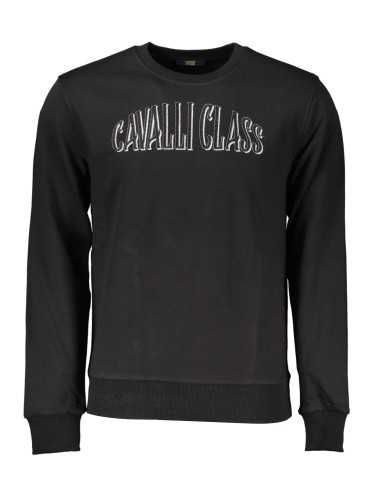 CAVALLI CLASS SWEATSHIRT WITHOUT ZIP BLACK MAN