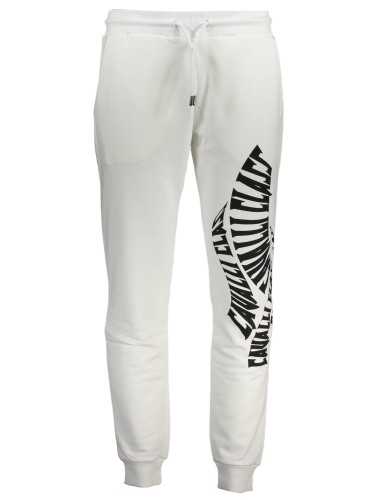 CAVALLI CLASS WHITE MEN'S TROUSERS