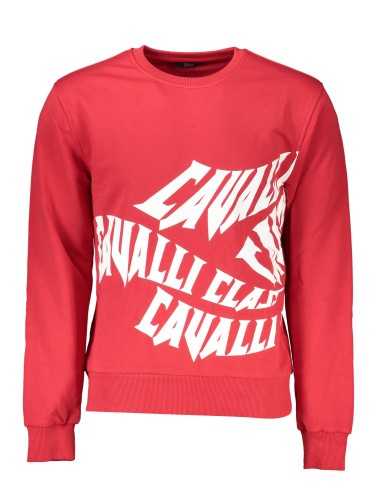 CAVALLI CLASS SWEATSHIRT WITHOUT ZIP MAN RED