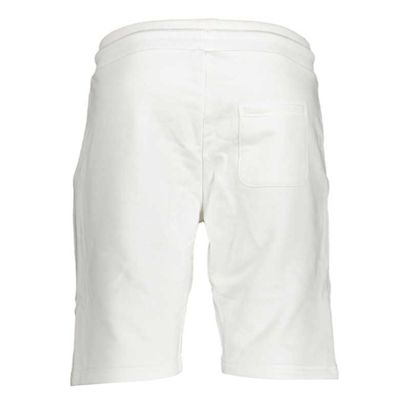 CAVALLI CLASS PANTALONE SHORT UOMO BIANCO