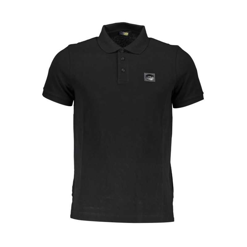 CAVALLI CLASS POLO SHORT SLEEVE MAN BLACK