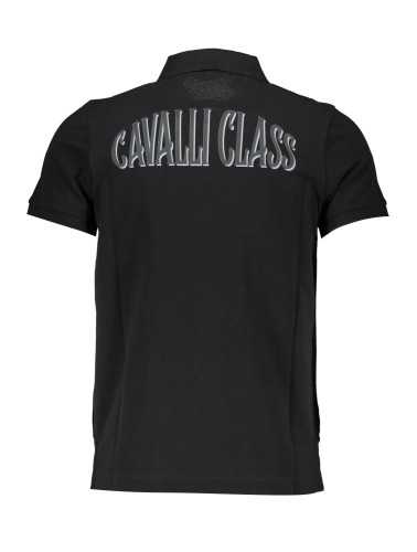 CAVALLI CLASS POLO MANICHE CORTE UOMO NERO