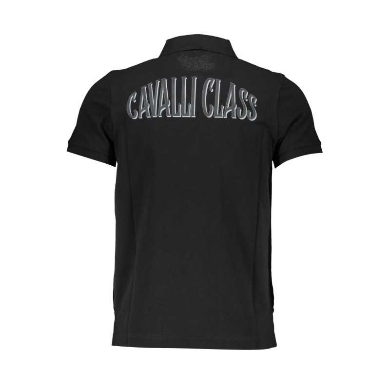 CAVALLI CLASS POLO MANICHE CORTE UOMO NERO