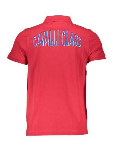 CAVALLI CLASS POLO MANICHE CORTE UOMO ROSSO