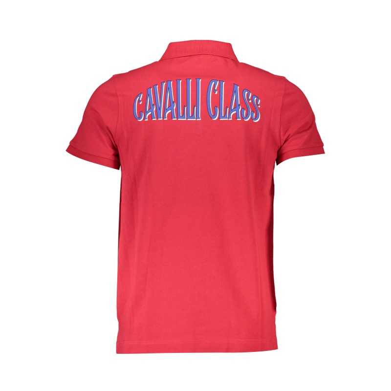 CAVALLI CLASS POLO MANICHE CORTE UOMO ROSSO