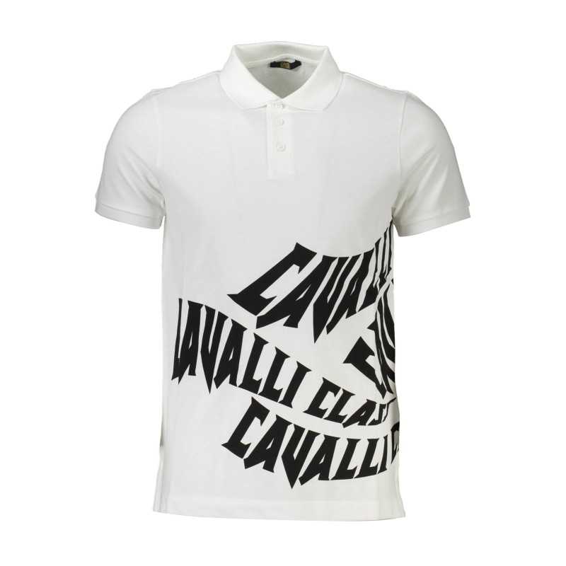 CAVALLI CLASS POLO MANICHE CORTE UOMO BIANCO