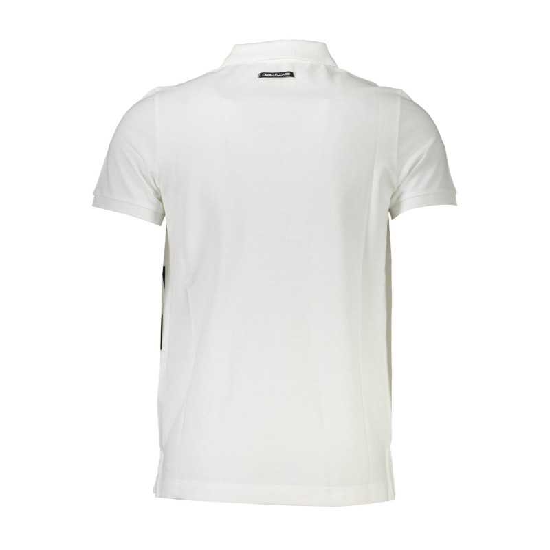 CAVALLI CLASS POLO SHORT SLEEVE MAN WHITE