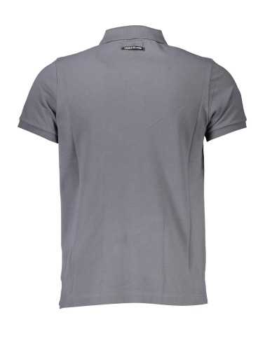 CAVALLI CLASS POLO SHORT SLEEVE MAN GRAY