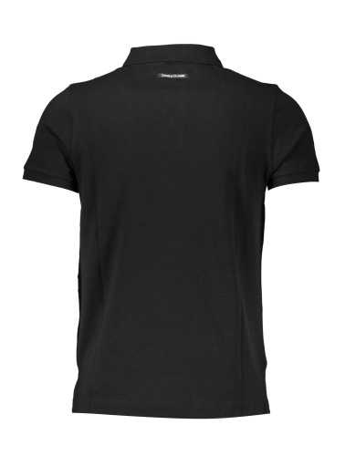 CAVALLI CLASS POLO SHORT SLEEVE MAN BLACK