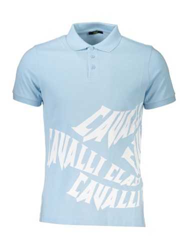 CAVALLI CLASS POLO SHORT SLEEVE MAN LIGHT BLUE