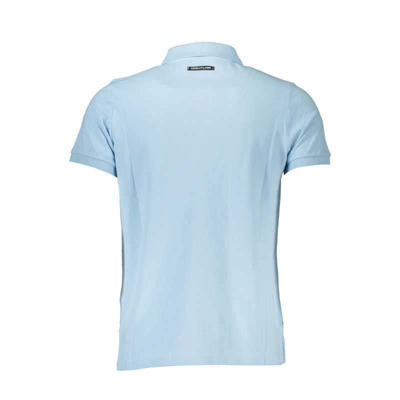 CAVALLI CLASS POLO SHORT SLEEVE MAN LIGHT BLUE