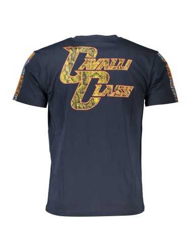 CAVALLI CLASS T-SHIRT MANICHE CORTE UOMO BLU