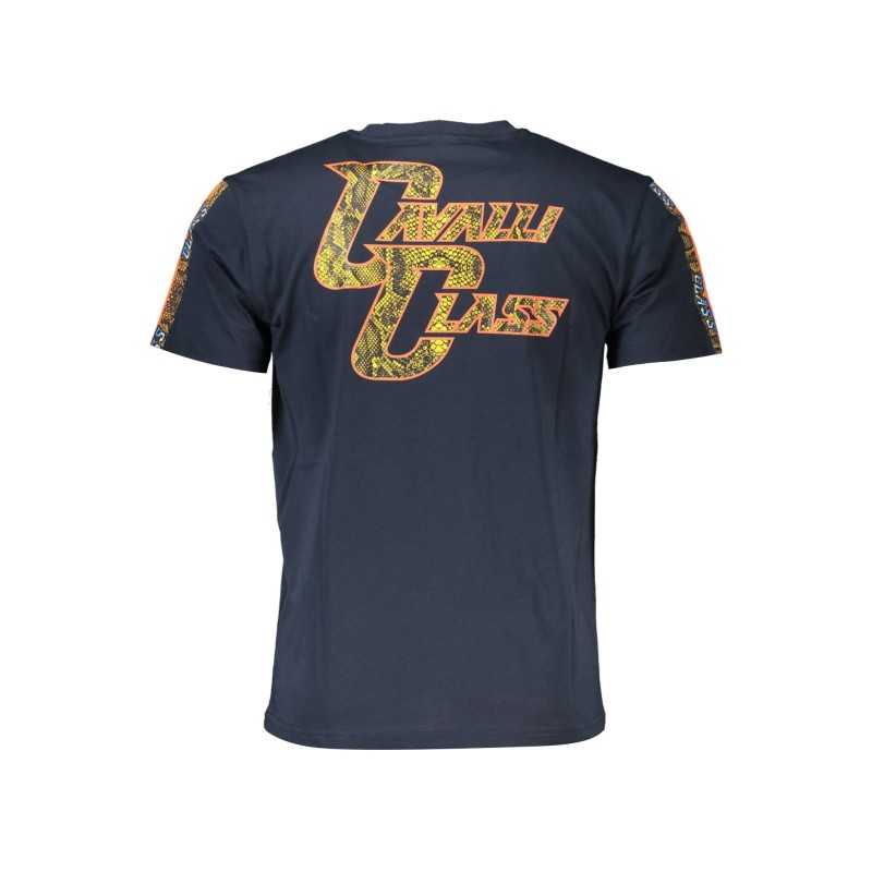 CAVALLI CLASS T-SHIRT MANICHE CORTE UOMO BLU