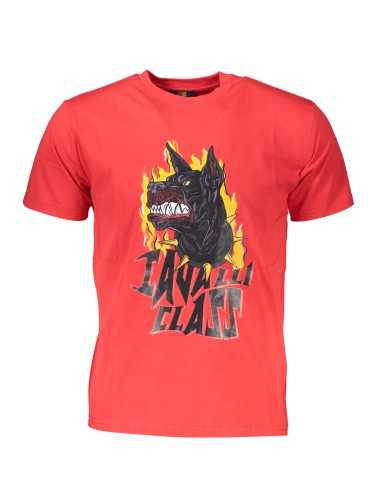 CAVALLI CLASS T-SHIRT MANICHE CORTE UOMO ROSSO